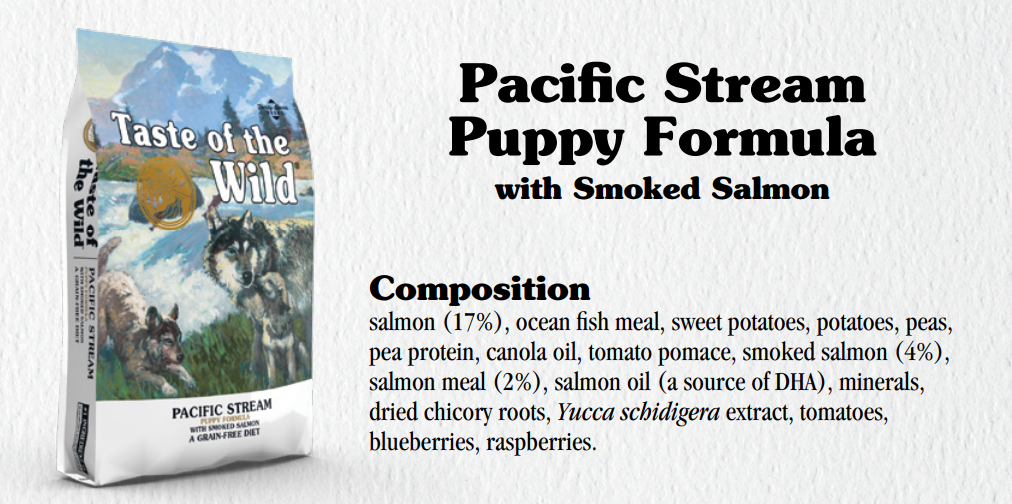 Taste of the wild smoked hot sale salmon puppy